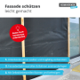 Hochdiffusionsoffene, UV-beständige Fassadenbahn mit 160g/m² und Selbstklebestreifen