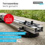 3479 Alfa Terrasse Profil-Aufleger Auflager Unterkonstruktion - Anwendungsschritte