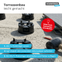 3480 Alfa Terrasse Plattenlager Verelgehilfe Terrasse bauen - Verarbeitungsschritte
