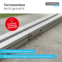 3502 Alfa Terrassen Längs-Verbinder Unterkonstruktion - Verarbeitungsschritte