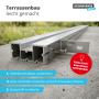 3503 Alfa Terrasse Quer-Verbinder Unterkonstruktion - Verarbeitung
