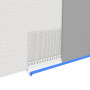Hart-PVC- Leiste eingebaut
