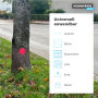 Ideales Markierwerkzeug in Neonfarben Forstspray Baustellenspray