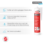 Schwarzer, elastischer EPDM-Folienkleber zum Verkleben von EPDM-Folie und anderen Dichtfolien