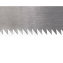 Traditionelle Profi-Japansäge mit flexiblem, beidseitig gezahntem Sägeblatt - Sägeblatt-Detailaufnahme