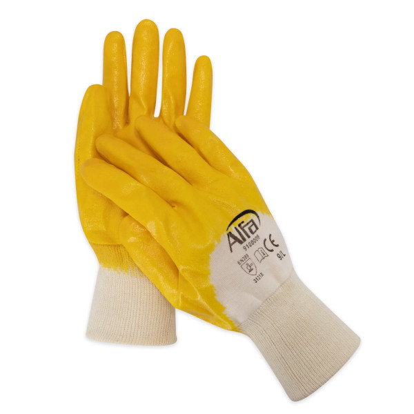 Alfa Baumwollhandschuhe (Nitril-beschichtet)