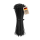 Kabelbinder schwarz/transparent zur sicheren befestigung verschiedenster Materialien