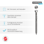 Alfa Fassaden-/Terrassenschraube Edelstahl LK-TG-E