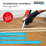 Anwendungsschritte Alfa Sockelleistenkleber POWER 
