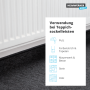 Doppelseitig klebendes Sockelleistenklebeband eignet sich hervorragend für Sockelleisten und mehr