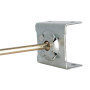 First- und Gratlattenhalter mit integrierter Holzbauschraube