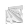 500 Alfa PVC Kanten-Spachtelprofil - Aus Hart-PVC bestehendes, Längsrillen besitzendes Kantenprofil