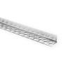Glattes, einseitig gelochtes, dünnes Aluminium-Abschlussprofil 516 Alfa Göppinger ALU-Abschlussprofil