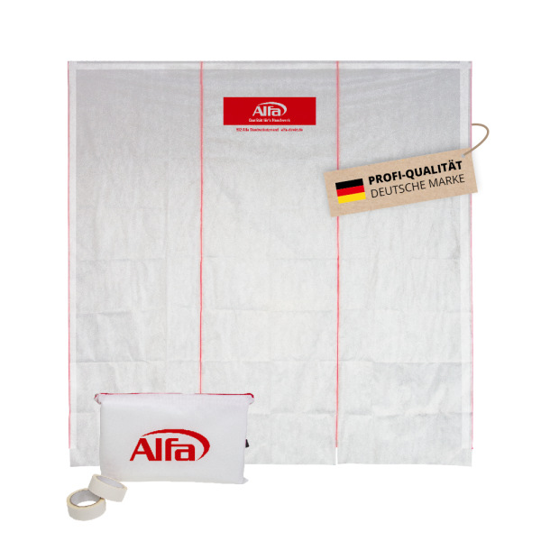 Alfa Staubschutzwand 3,3 m x 3,2 m inkl. Klebeband
