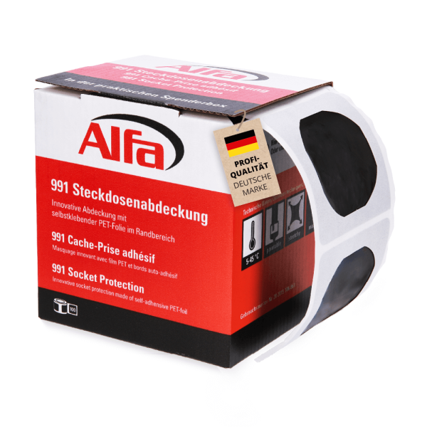 Alfa Steckdosenabdeckung selbstklebend