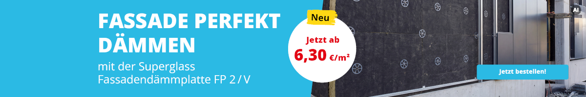 Superglass Fassadendämmplatte