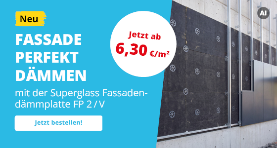 Superglass Fassadendämmplatte